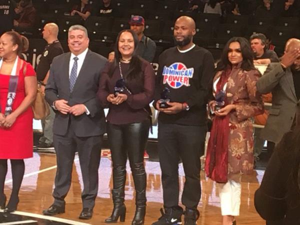 gonzalez, martiza ming at brooklyn nets game