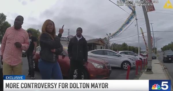The mayor was outraged her banners were being pulled down. 