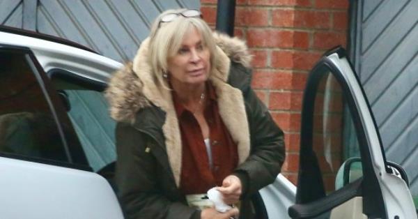 w8media. Julie Dawn Cobley leaving her home in Milton Keynes . .08-11-2023