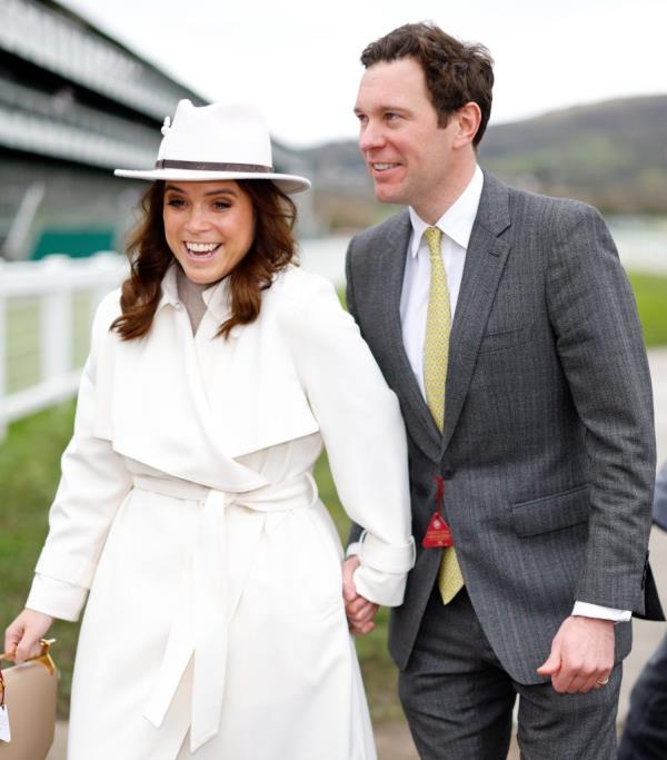 Princess Eugenie and Jack Brooksbank attending 'Style Wednesday' at the Cheltenham Festival, England