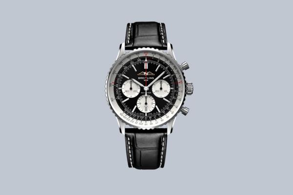 A close up of a watch