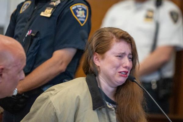 Pazienza o<em></em>nly started to cry when she finally said sorry at the end of her speech to the court at her sentencing.