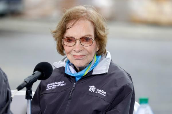 Carter at a press co<em></em>nference for a Habitat for Humanity project in Nashville on Oct. 7, 2019.