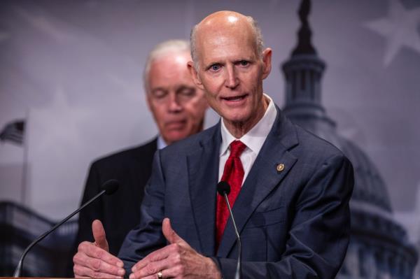 The DSCC ad buy is also targeting Florida Sen. Rick Scott.