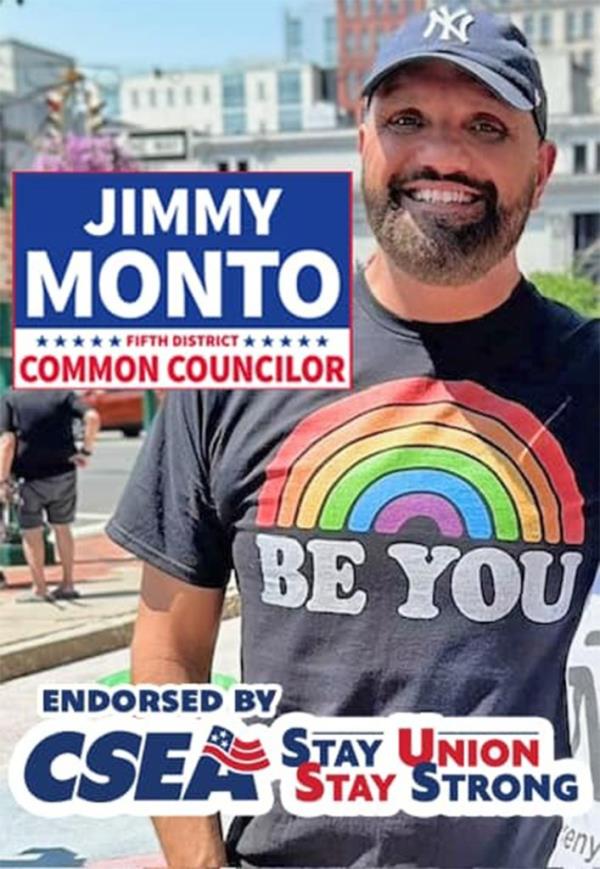 Jimmy Mo<em></em>nto 5th District Councilor Syracuse