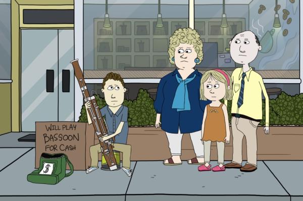 Scene from the animated series 