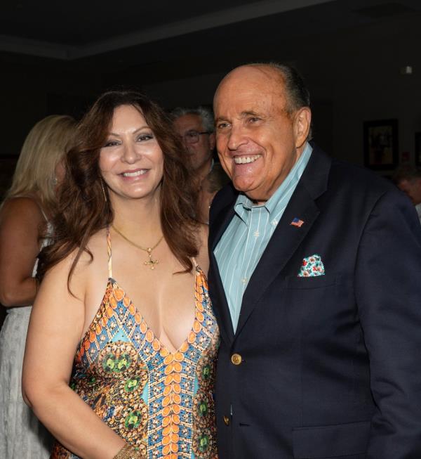 attending John Catsimatidis's birthday celebration in South Hampton, NY on September 4, 2021