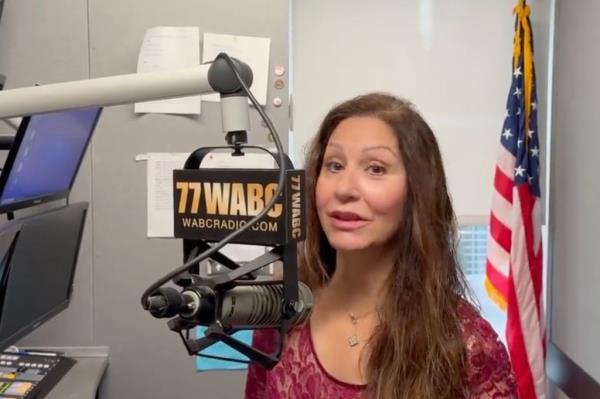Dr. Maria with celebrity Haris Alexiou sharing an update on November 5, 2023 for a Sunday News post titled 'Uncovering the truth at 10 am ET on 77 WABC.'