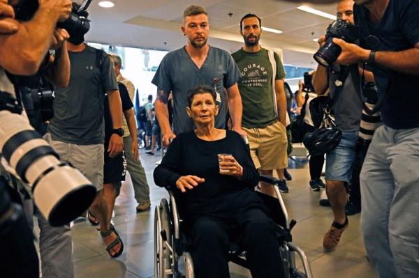 Yochoved Lifshitz in a wheelchair