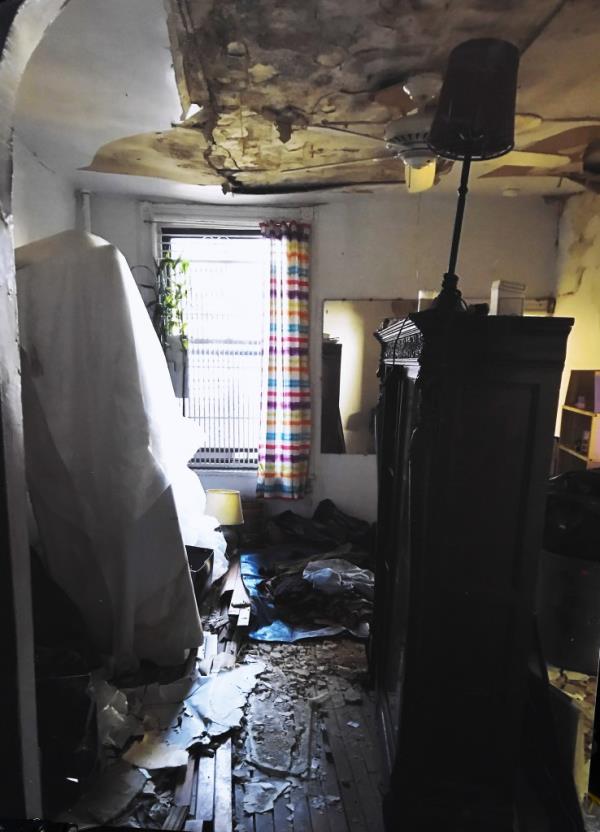 An apartment at 410 West 46th Street.