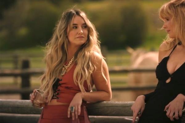 Lainey Wilson as Abby in a scene from 