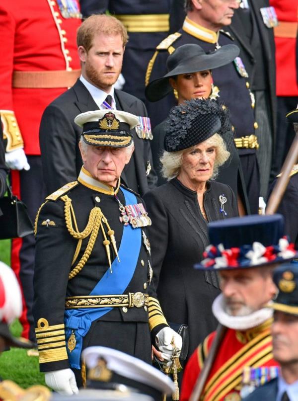 Prince Harry and Meghan Markle sitting on a couch, as featured in their Netflix show