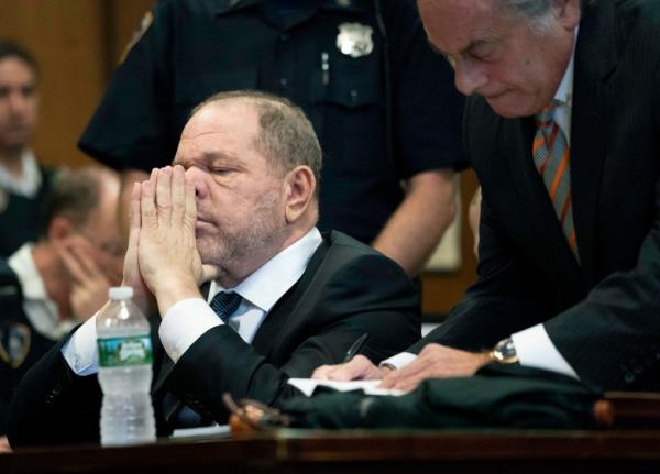 Harvey Weinstein in court