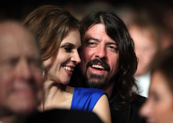 Dave Grohl and Jordyn Blum in 2012.