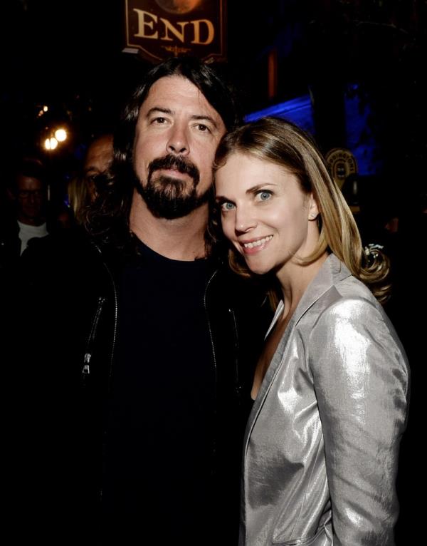 Dave Grohl and wife Jordyn Blum at 