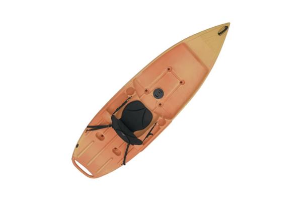 A kayak with a seat