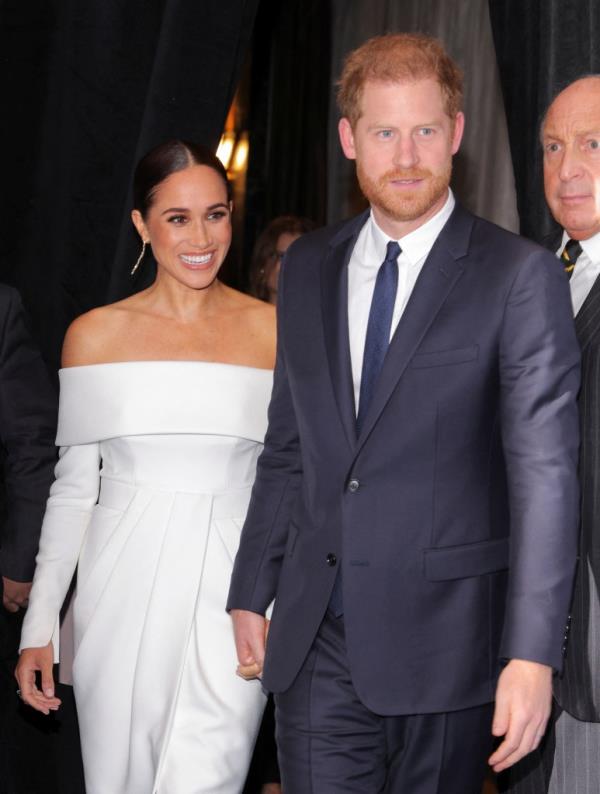 Photo of Prince Harry and Meghan together. 