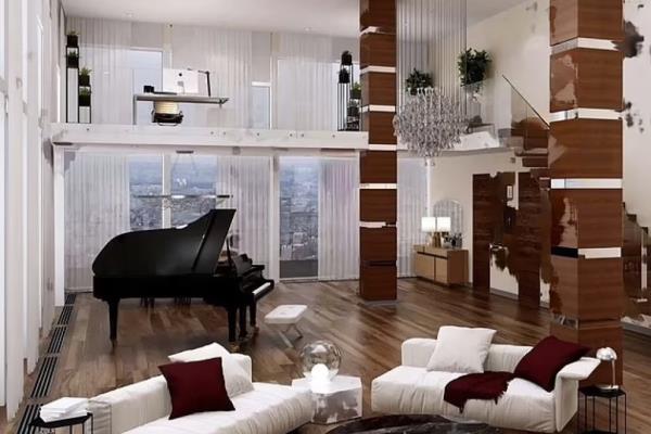 A view of the open floor plan.