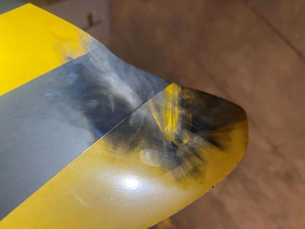 One of the Russian flares struck the MQ-9.