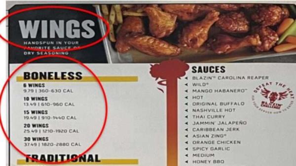 Aimen Halim says the restaurant's wings co<em></em>nsist of chicken breast meat, not chicken wing meat. 