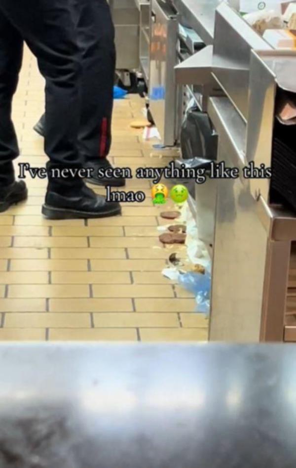 Many users were co<em></em>ncerned with the burgers on the floor.