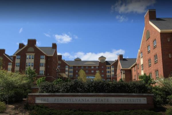 One female victim was showering on the third floor of Hamilton Hall when she noticed a person standing next to the stall she was in, according to a criminal affidavit from Penn State University police.