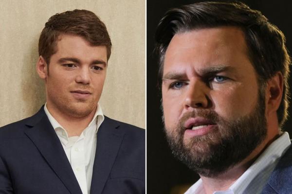 Gabriel Basso as JD Vance. 