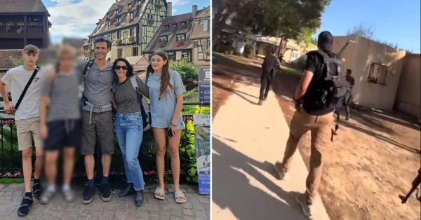 Caption: British-Israeli man feels 'helpless' after sister's family is kidnapped by Hamas terrorists</p>

<p>　　