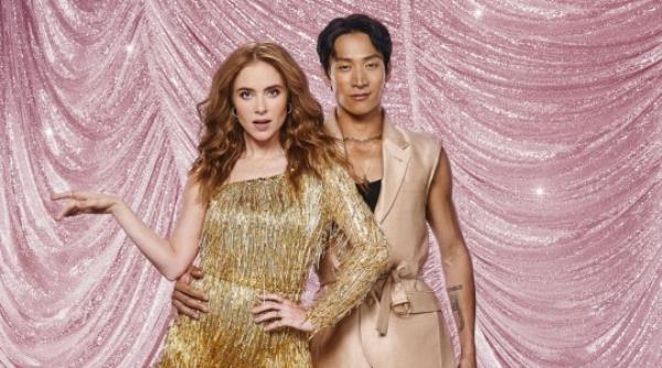 Embargoed to 2020 Saturday September 16 For use in UK, Ireland or Benelux countries o<em></em>nly Undated BBC handout photo of Angela Scanlon and Carlos Gu who appear on this year's Strictly Come Dancing on BBC 1. Issue date: Saturday September 16, 2023. PA Photo. See PA story SHOWBIZ Strictly. Photo credit should read: Ray Burniston/BBC/PA Wire NOTE TO EDITORS: Not for use more than 21 days after issue. You may use this picture without charge o<em></em>nly for the purpose of publicising or reporting on current BBC programming, perso<em></em>nnel or other BBC output or activity within 21 days of issue. Any use after that time MUST be cleared through BBC Picture Publicity. Please credit the image to the BBC and any named photographer or independent programme maker, as described in the caption.