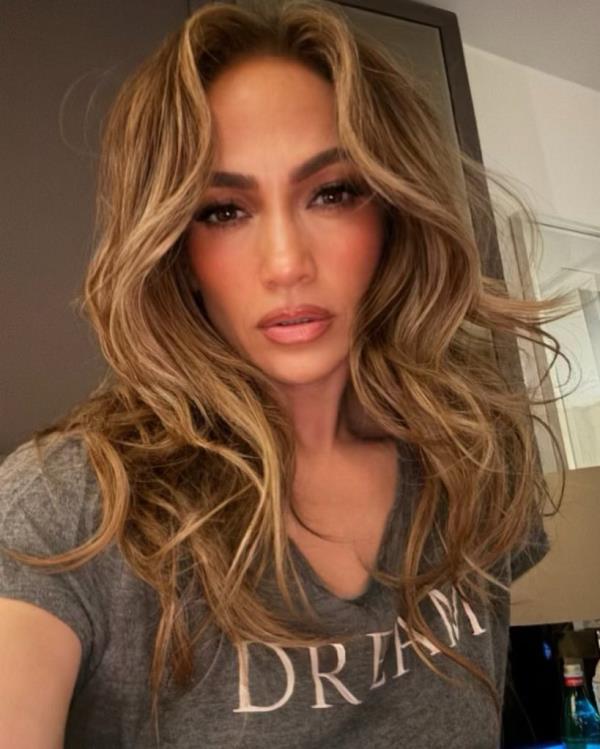 Jennifer Lopez's summer Instagram post.