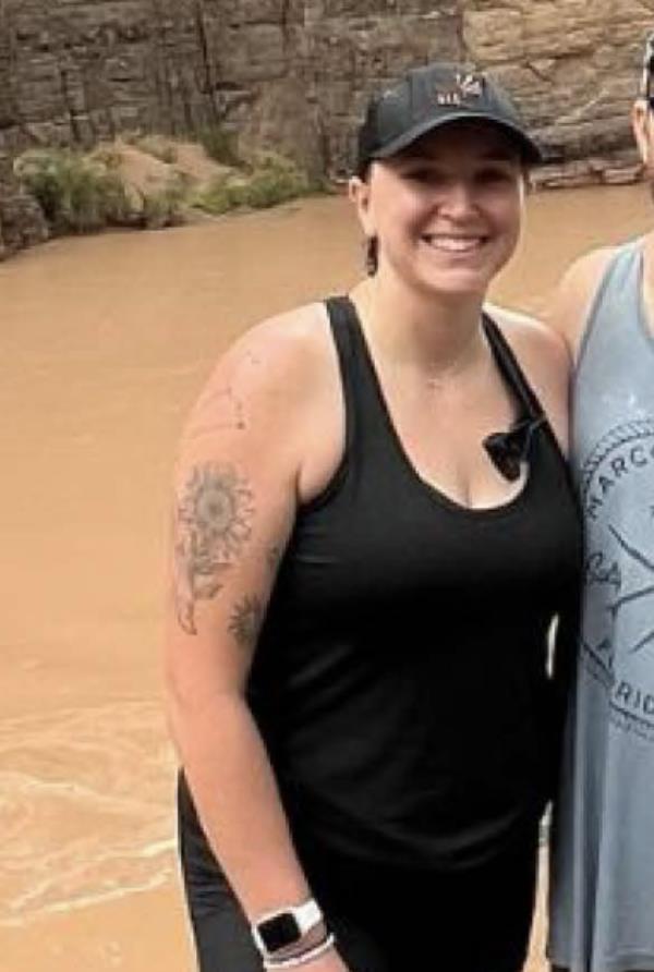 Chenoa Nickerson was hiking in Havasu Creek when the flash flood struck around 1:30 p.m. Thursday.