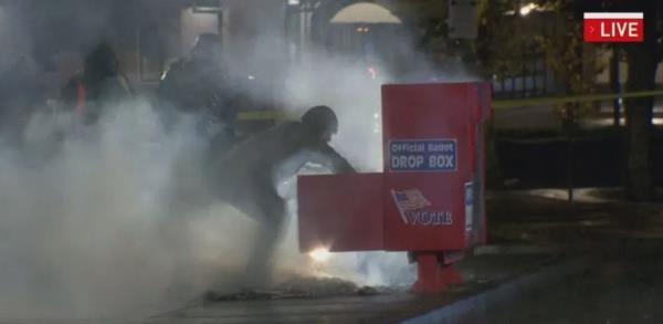 Vancouver, Washington ballot box fire