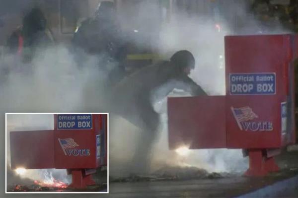 Vancouver, Washington ballot box fire
