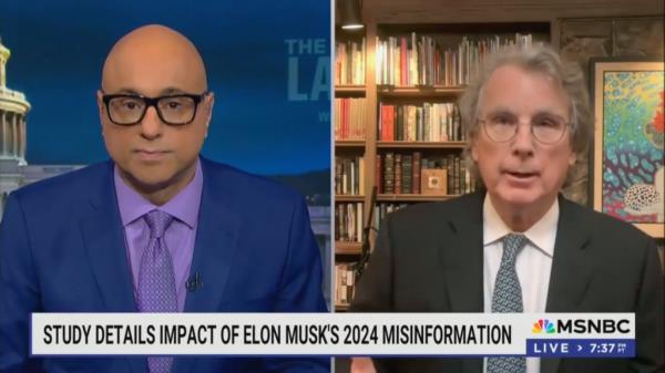 Silicon Valley investor Robert McNamee (right) said Elon Musk should be prosecuted and have his free speech rights limited over his work with the government.