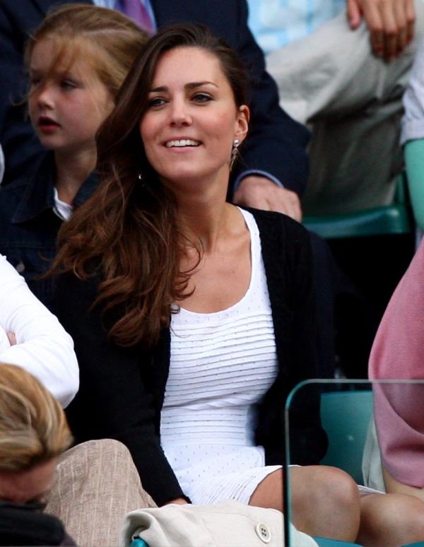 Kate Middleton attends day six of the Wimbledon Lawn Tennis Champio<em></em>nships at the All England Lawn Tennis and Croquet Club on June 28, 2008 in London, England.