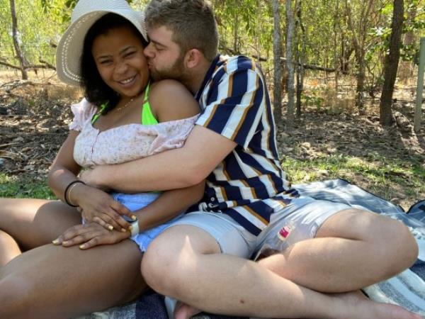 Corey and Tanatsa Lucas began a romance after he delivered a parcel to her house. See SWNS story SWSMdelivery. A customer asked to go on a date with her delivery driver ? despite havin<em></em>g no idea what he looked like ? and ended up marrying him six mo<em></em>nths later. Tanatsa Lucas, 30, was waiting on an order of cutlery to be delivered by driver Corey Lucas, 28, to her apartment on June 19, 2020 in Darwin, Australia. Corey called to say he was outside with Tanatsa's package and left it by her door.