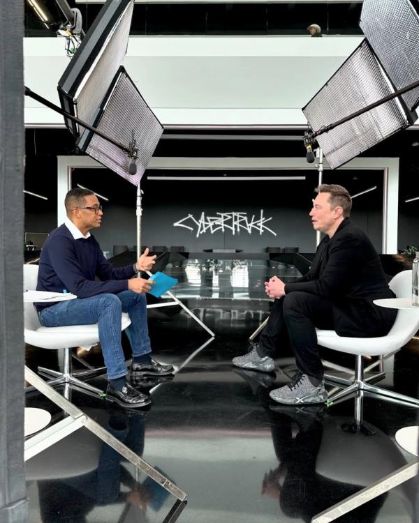 Lemon interviewing Musk