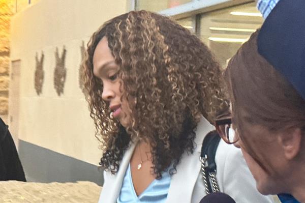 Marilyn Mosby leaves the federal courthouse in Greenbelt, Md., Thursday, Nov. 9, 2023