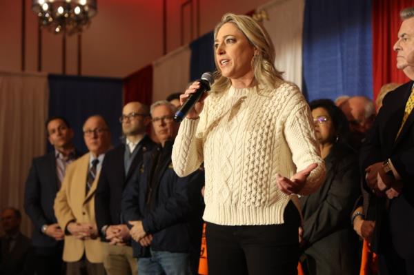 Alison Esposito focused her campaign on the pandemic-era spike and violent crime in New York City and on the subways. 