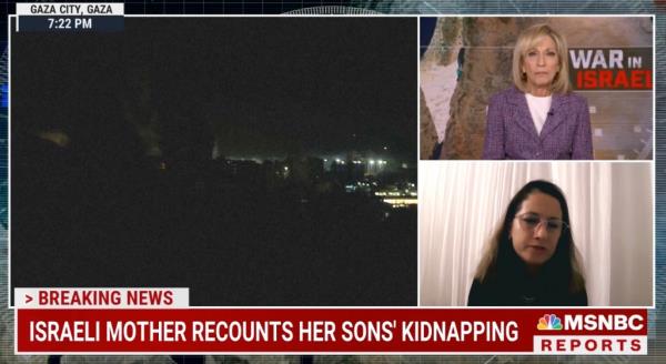 MSNBC's Andrea Mitchell came under fire for her interview with an Israeli mother, whose sons were abducted by Hamas.