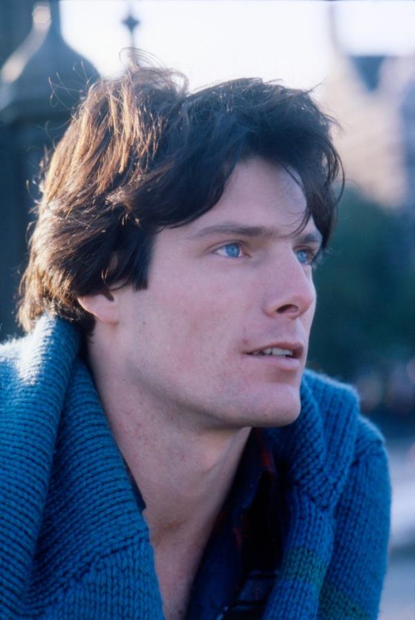 Christopher Reeve smiling. 
