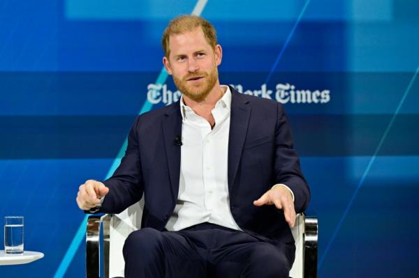 Prince Harry, Duke of Sussex and Meghan, Duchess of Sussex  attend the 2024 ESPY Awards at Dolby Theatre on July 11, 2024 in Hollywood, California. 