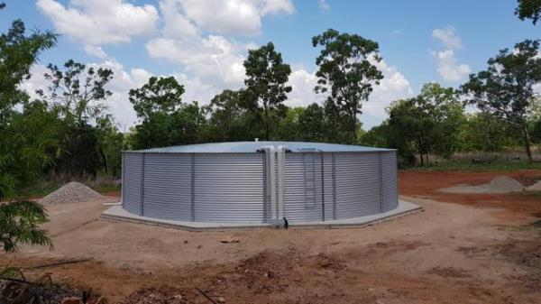 A water tank installation company has been fined after a worker fell into a co<em></em>ncrete tank (not pictured here), leaving him paralysed. Supplied / Facebook