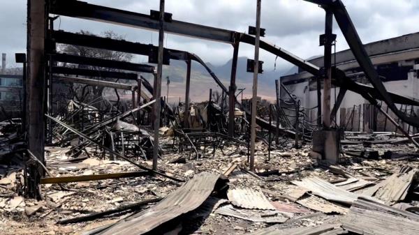 Scene of devastation in Hawaii
