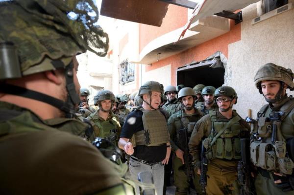 Netanyahu spoke with troops to thank them for their service and assure their safety.