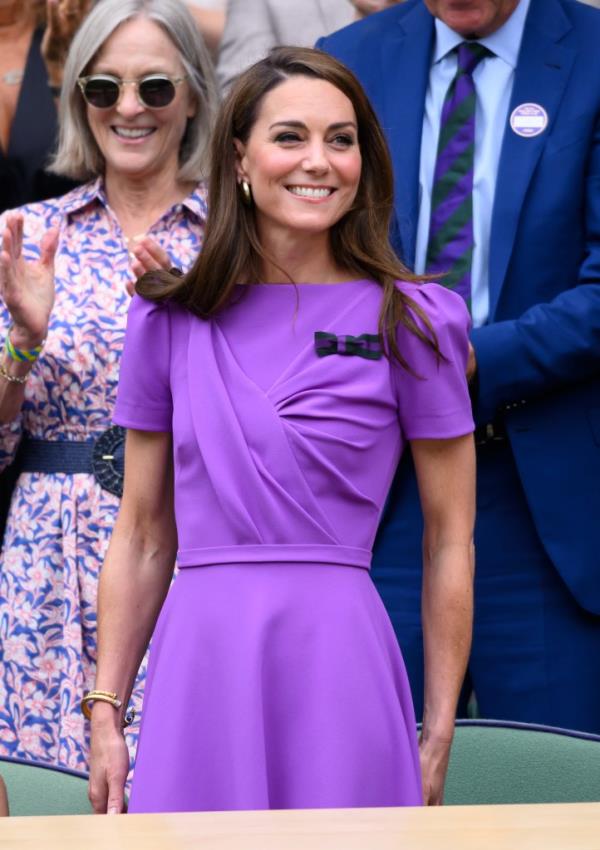 Kate Middleton at the Wimbledon Tennis Champio<em></em>nship in Lo<em></em>ndon on July 14