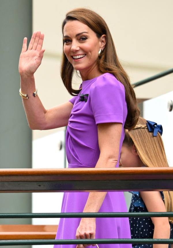 Kate Middleton at the Wimbledon Tennis Champio<em></em>nship in Lo<em></em>ndon on July 14