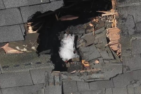 The frightening scene happened around 9:30 p.m. in Paterson, NJ 