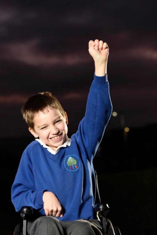 Zach also raised ￡20,000 for the Epilepsy Society (Picture: Asadour Guzelian)