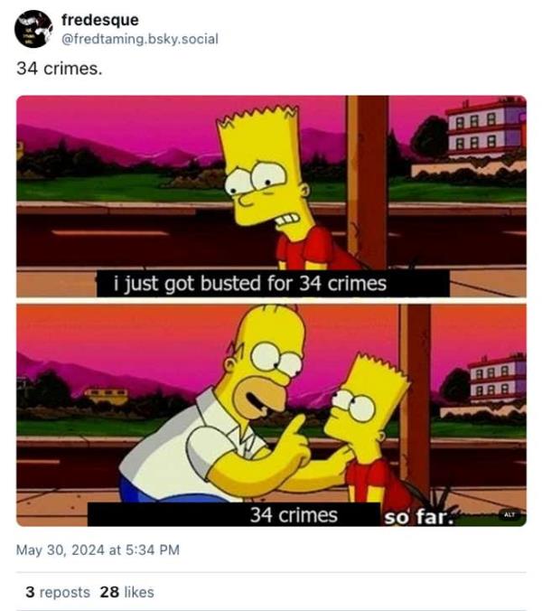 Image for article titled 34 of the Best Memes a<em></em>bout Co<em></em>nvicted Felon Do<em></em>nald Trump